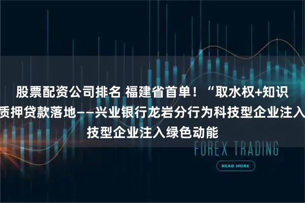 股票配资公司排名 福建省首单！“取水权+知识产权”双质押贷款落地——兴业银行龙岩分行为科技型企业注入绿色动能